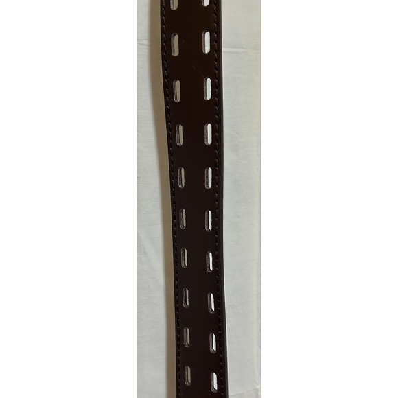 Beverly Hills Polo Club Double Prong Belt Brown. Bonded Leather Size 40/42 Mens‎ - Picture 4 of 5